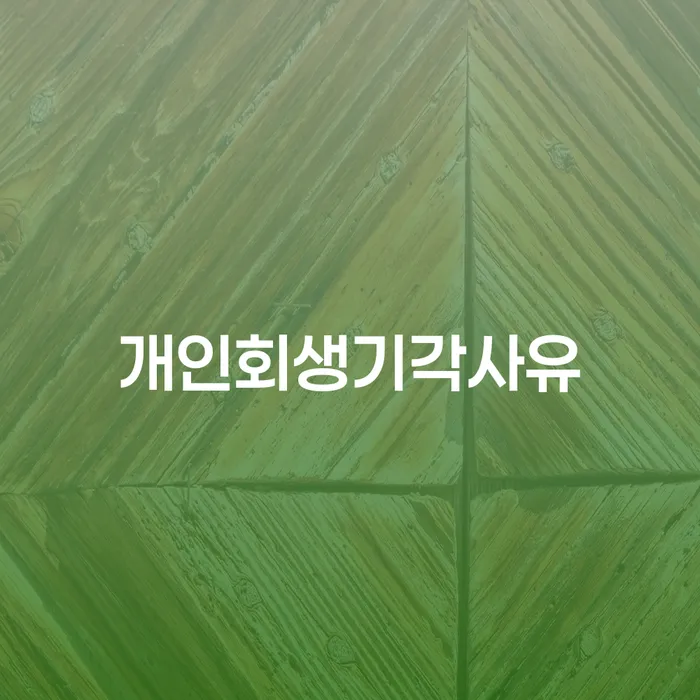 개인회생파산신청 카드빚 연체 신청해야할때