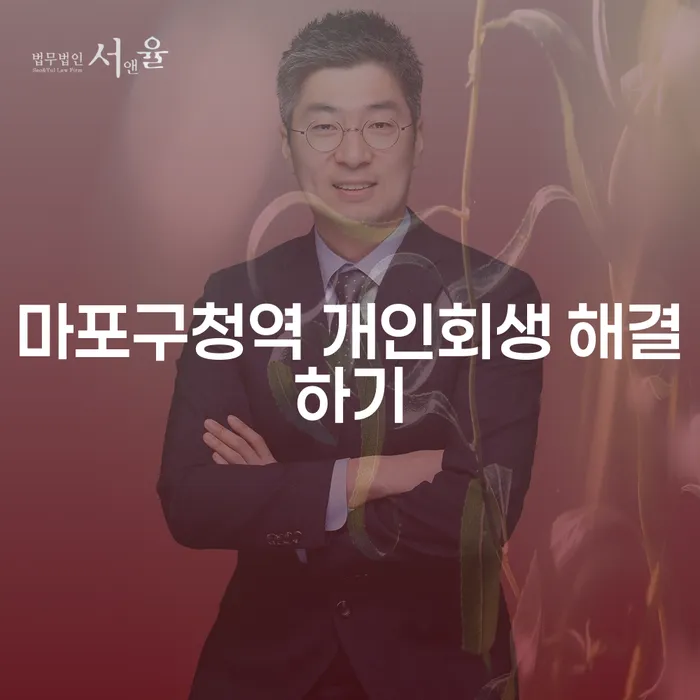 마포구청역 개인회생 해결하기